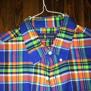 Plaid Ralph Lauren Flannel Jacket Shirt
